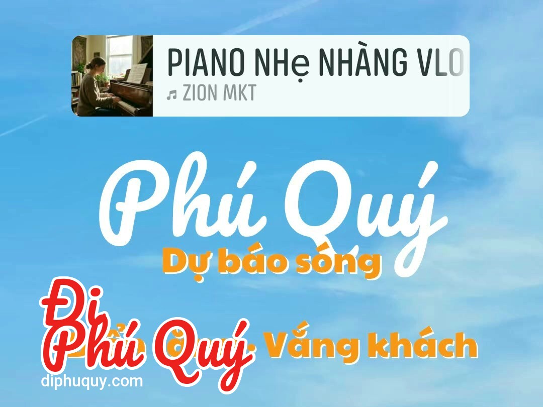 Thứ Sáu ngày 2/10  Biển lặng, trời êm Trời đẹp, không mưa  Nhiệt độ 29 C  Vắng khách, Tấn Lợi Phú Quý